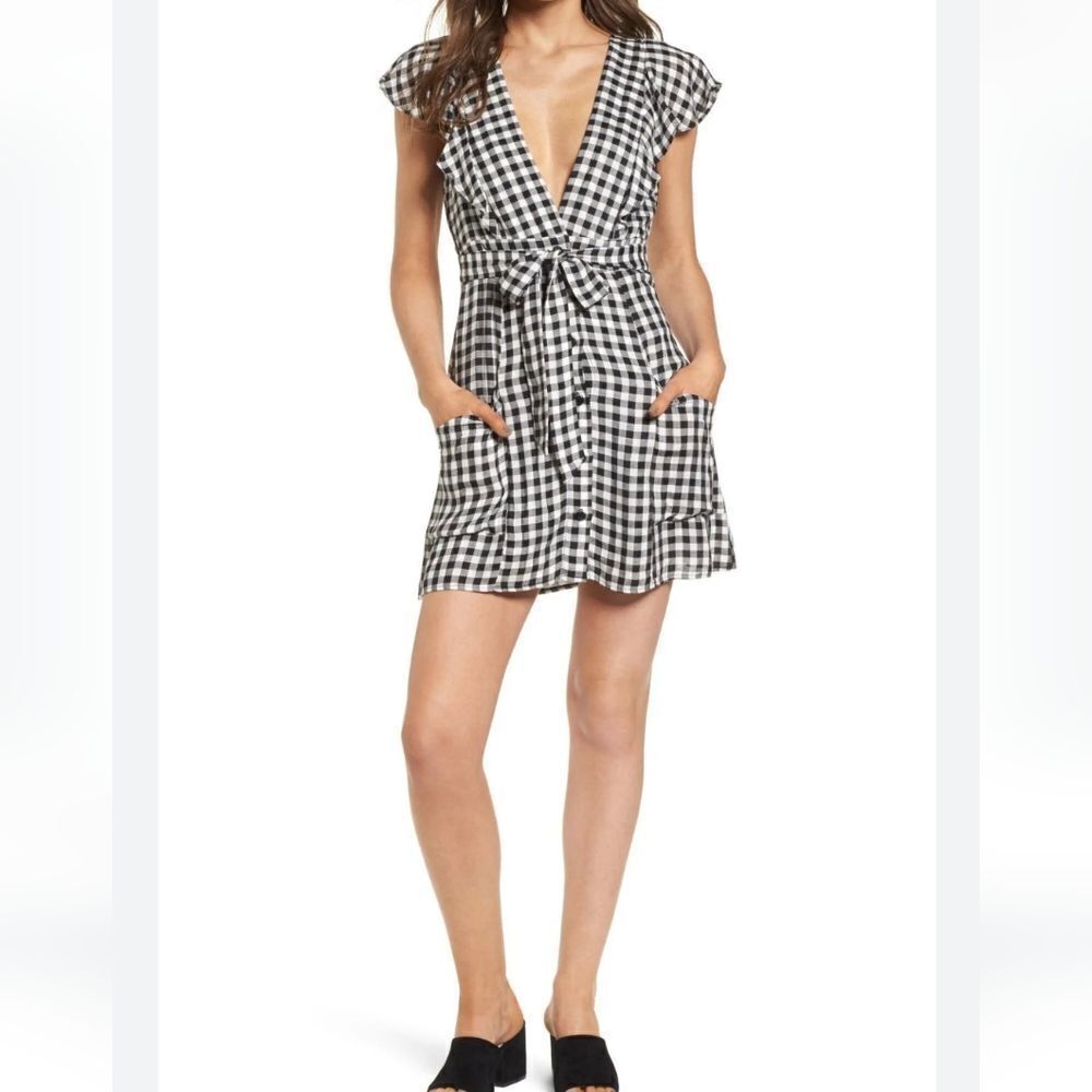  Lost + Wander Gingham Dress Size XS